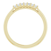 14K Yellow 1/6 CTW Natural Diamond Anniversary Band